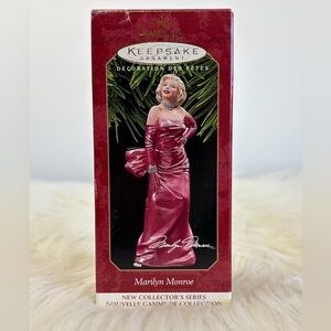 Hallmark Keepsake Ornament Marilyn Monroe in Pink Dress
